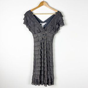Max Studio Tiered Bodycon Dress XS